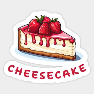 Cheesecake | English cuisine | Dessert Sticker